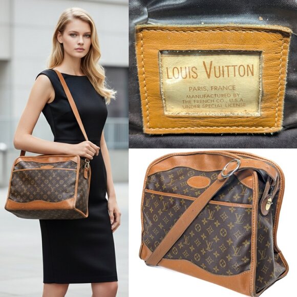 LOUIS VUITTON The French Company TFC Era (1970s) Monogram Canvas Weekender Bag - Picture 1 of 16